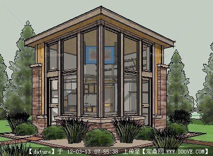 sketchup别墅建筑模型