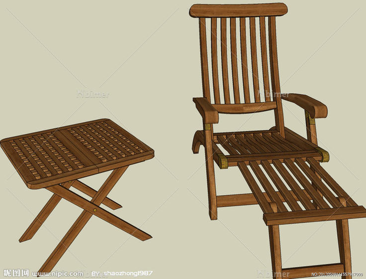 SketchUp座椅图片