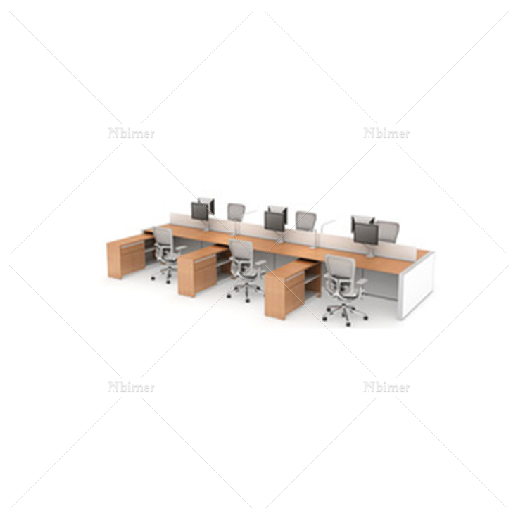 现代办公室桌椅柜家具