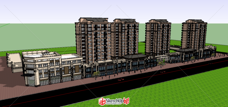 artdeco 建筑风格商业街   分享求指点    学习