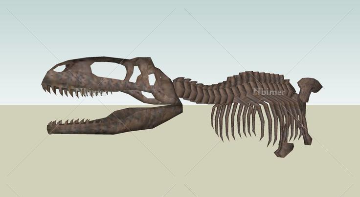恐龙动物雕塑2(126032)su模型下载