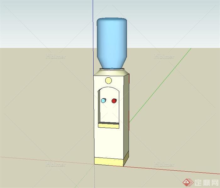 饮水机设计su模型