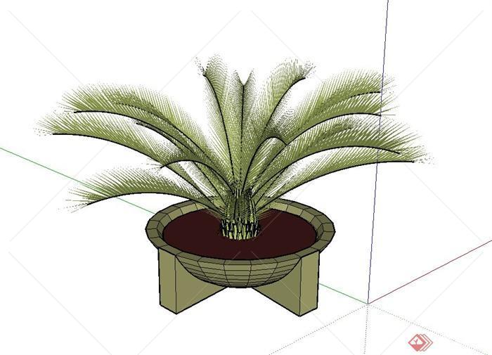 360多款植物设计SU模型