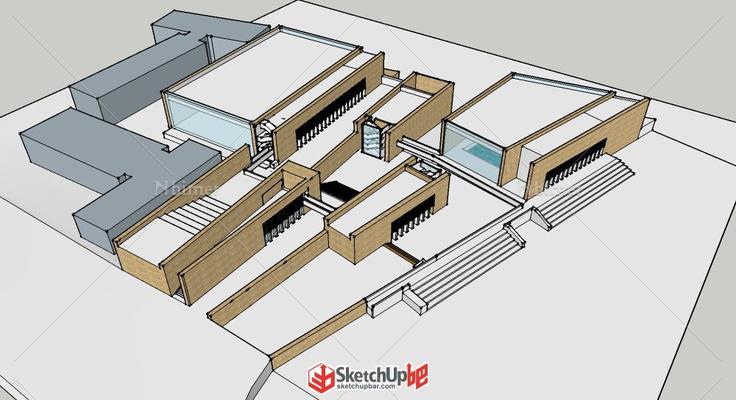 查尔斯霍斯勒学生中心建模