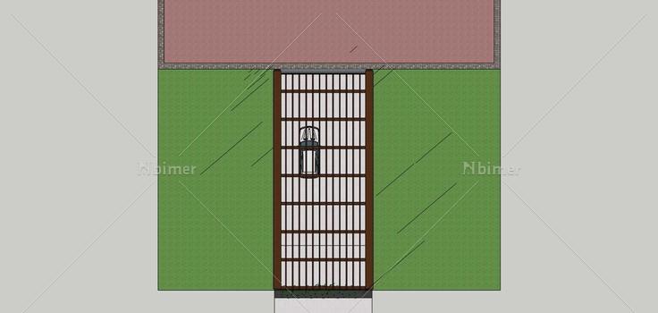 地下车库入口(78876)su模型下载