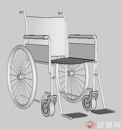设计素材之家具 轮椅设计素材su模型