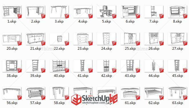 free archmodels for sketchup 组件库