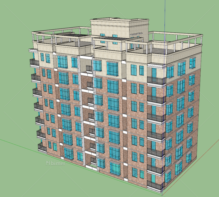 住宅图片建筑免费下载_格式:skp_大小:1024X923像