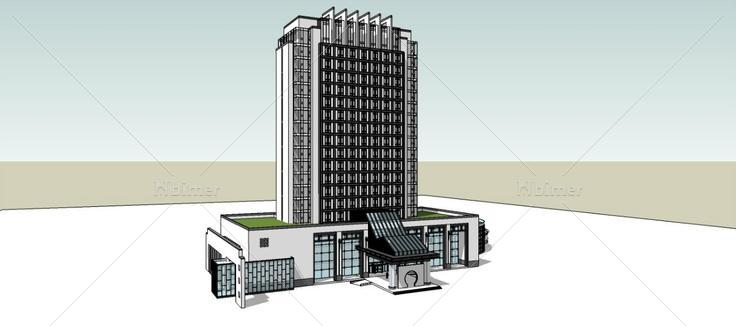 「vip」 （适合精细建模的学生）中式酒店模型