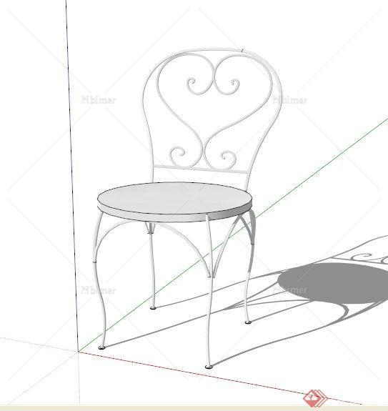 某欧式椅子SU模型