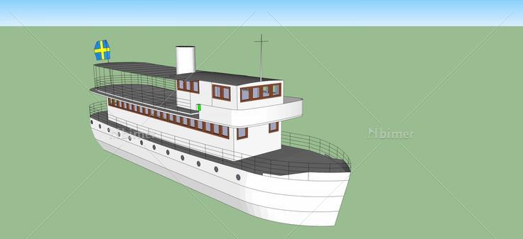 交通工具-船(58847)su模型下载