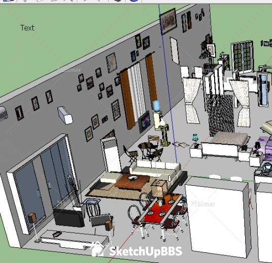 sketchup室内家具模型库提供下载分享带截图预览