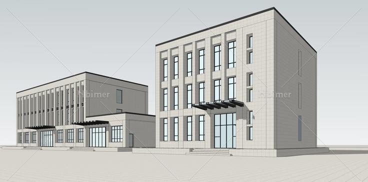 四川恒恩新材料科技有限公司办公楼(78615)su模型