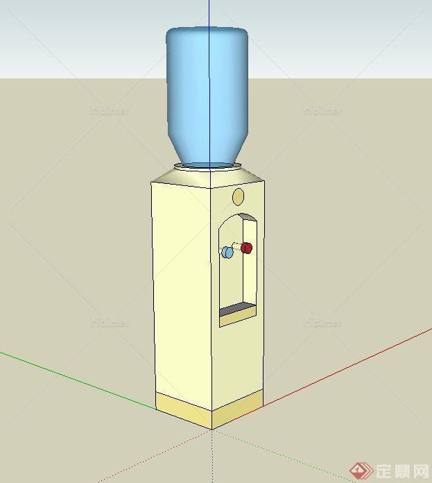 饮水机设计su模型