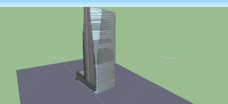 现代高层办公楼(51751)su模型下载