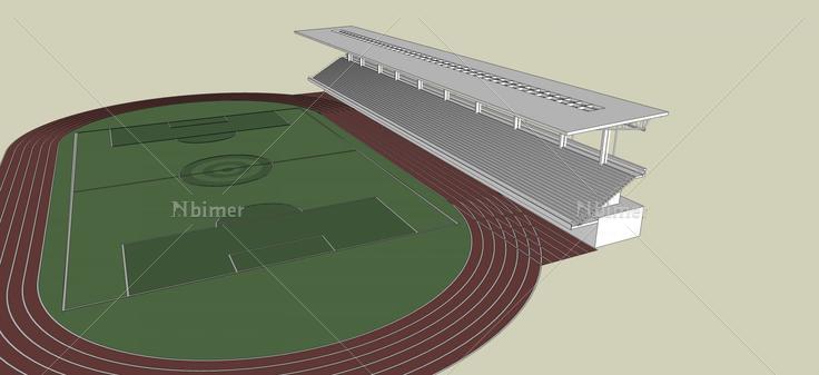 校园体育场(44873)su模型下载