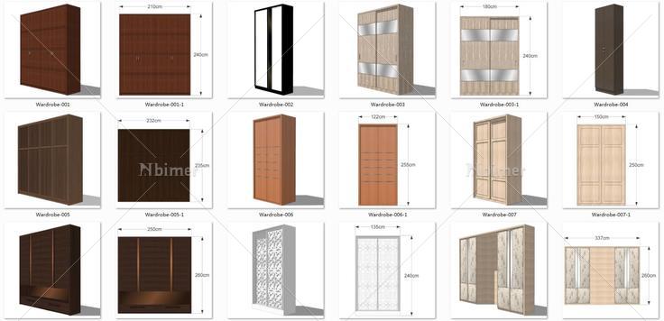 衣柜集合ja(110168)su模型下载