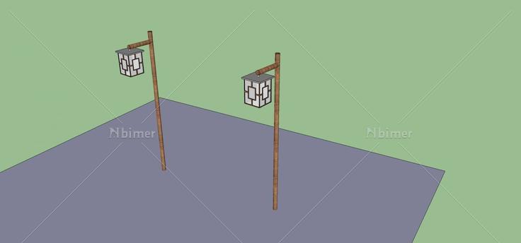 路灯(73314)su模型下载