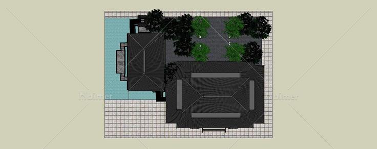 中国唐朝古建筑(177776)su模型下载