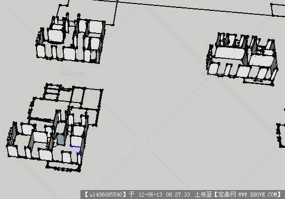 别墅su模型