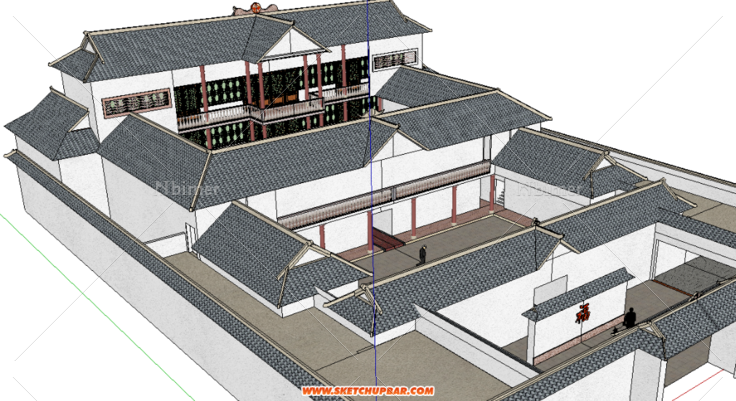 仿四合院