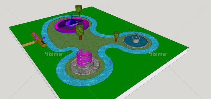 水上乐园(71731)su模型下载