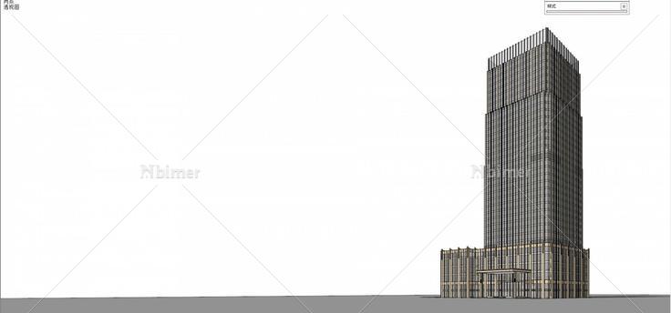 超高层 精致模型(179318)su模型下载