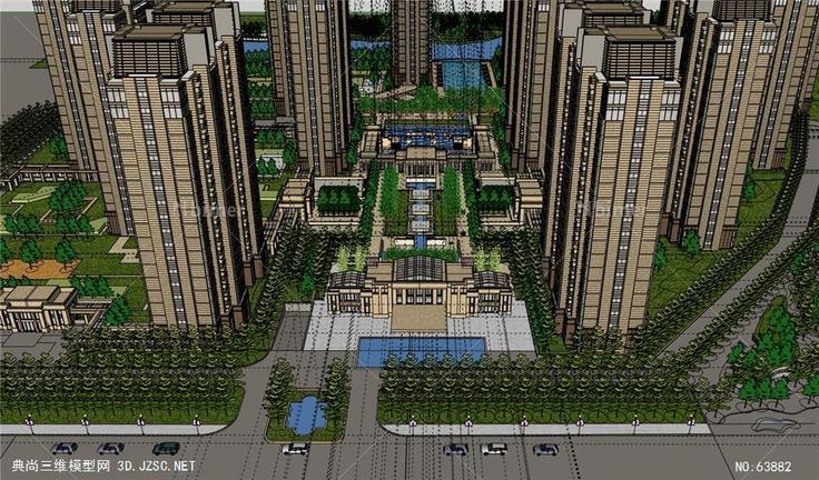 张家港中锐示范区模型20110512-住宅su模型