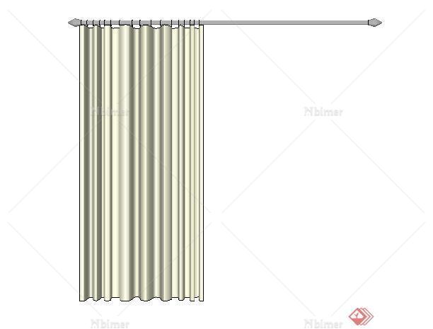 设计素材之窗帘设计su模型