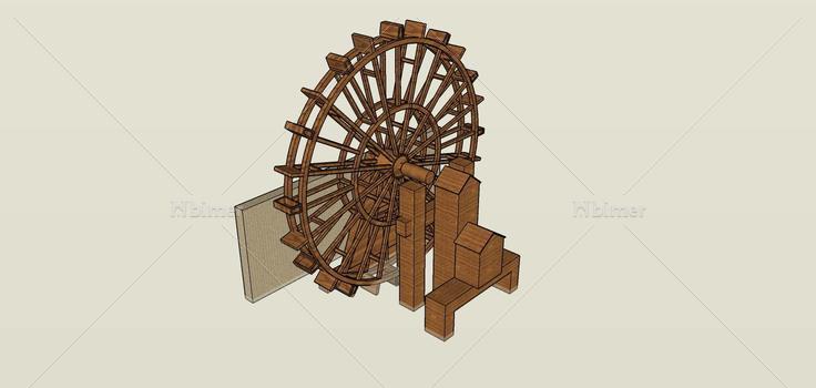 景观-水车(78902)su模型下载