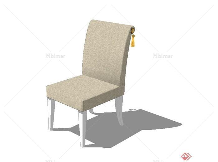现代风格室内椅子设计su模型