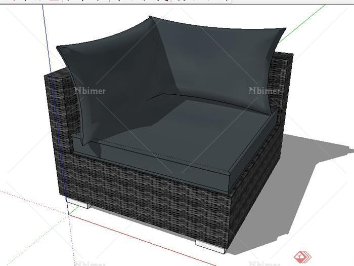 某家具沙发设计SU模型素材