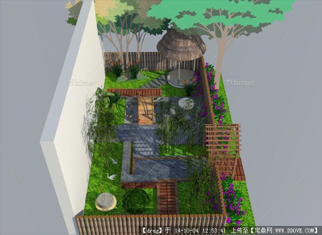 日式景观农家院设计方案含模型