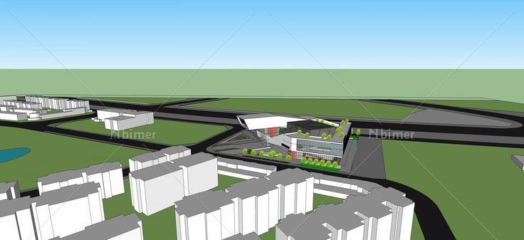 城市规划展览馆(61255)su模型下载