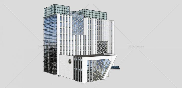 高层 现代 办公楼 102614(204344)su模型下载