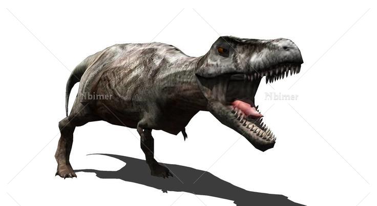 恐龙动物雕塑4(126035)su模型下载
