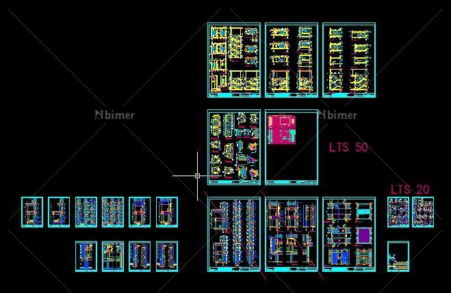 某现代风格办公楼建筑设计方案+施工图（大量SU模