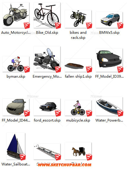 一些sketchup模型