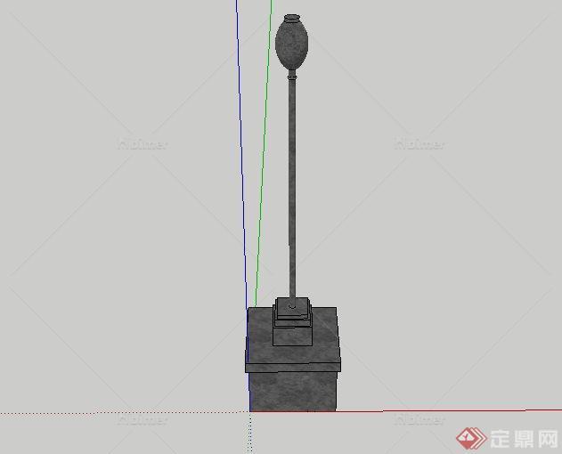 东南亚景观灯柱SketchUp(SU)3D模型