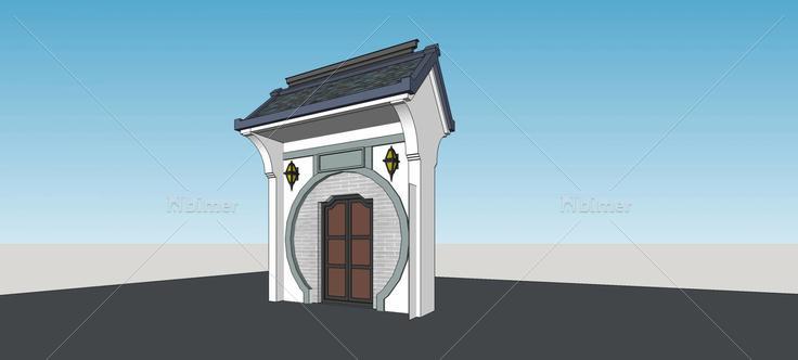 庭院大门(81684)su模型下载
