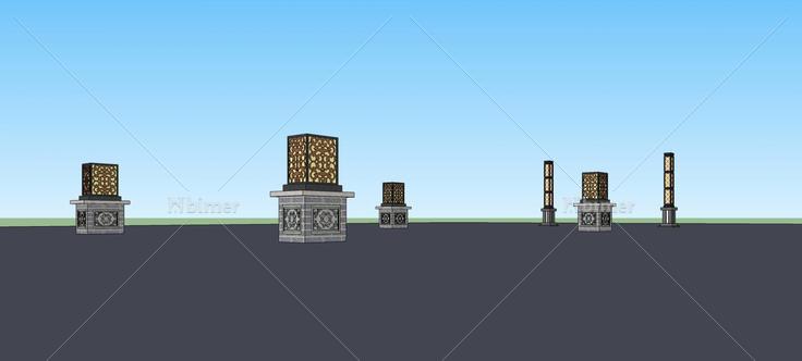 路灯(76590)su模型下载