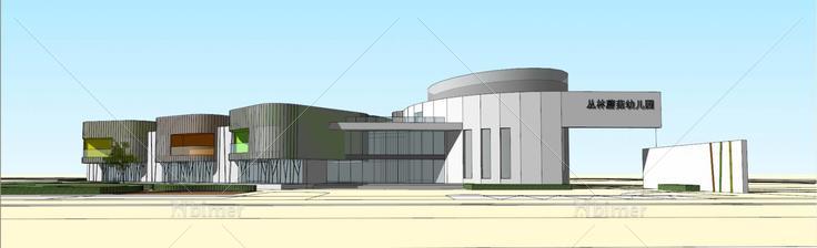 上海某地块幼儿园方案(171226)su模型下载