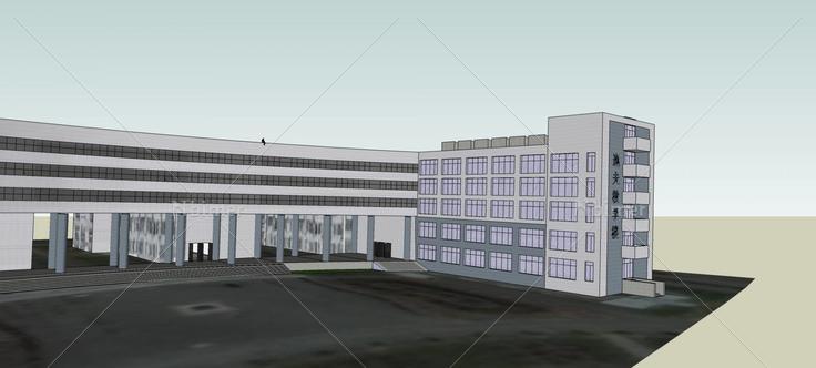 逸夫教学楼(79753)su模型下载