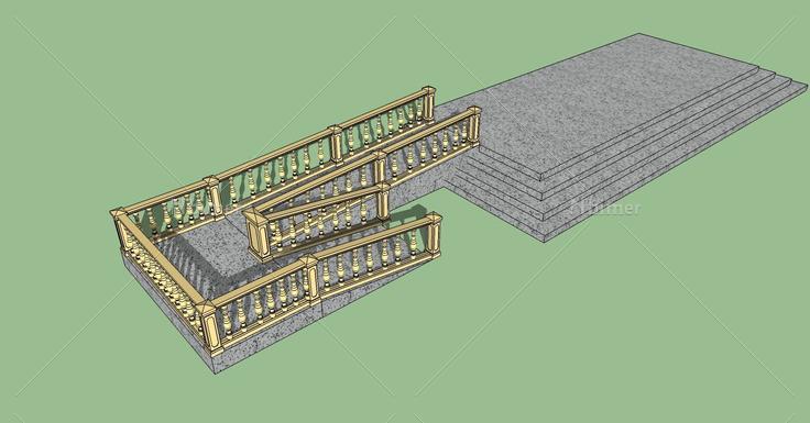 建筑构件-栏杆(70731)su模型下载