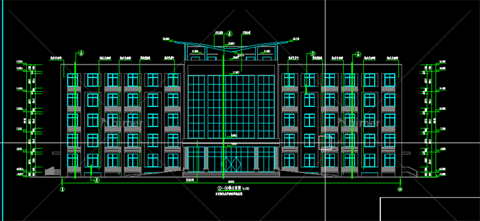 某重工厂区总图、综合楼及大门（含SU模型，和CA