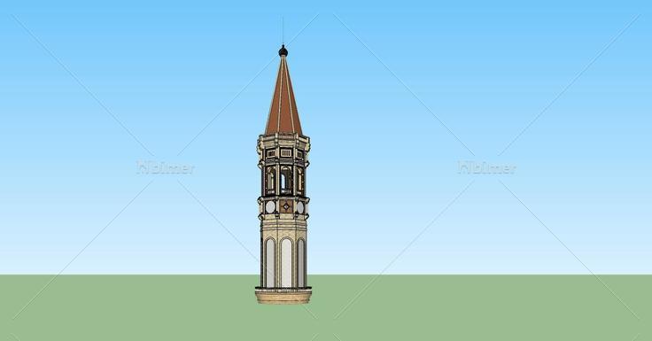 英式景观塔(79667)su模型下载