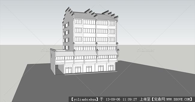 徽派建筑模型