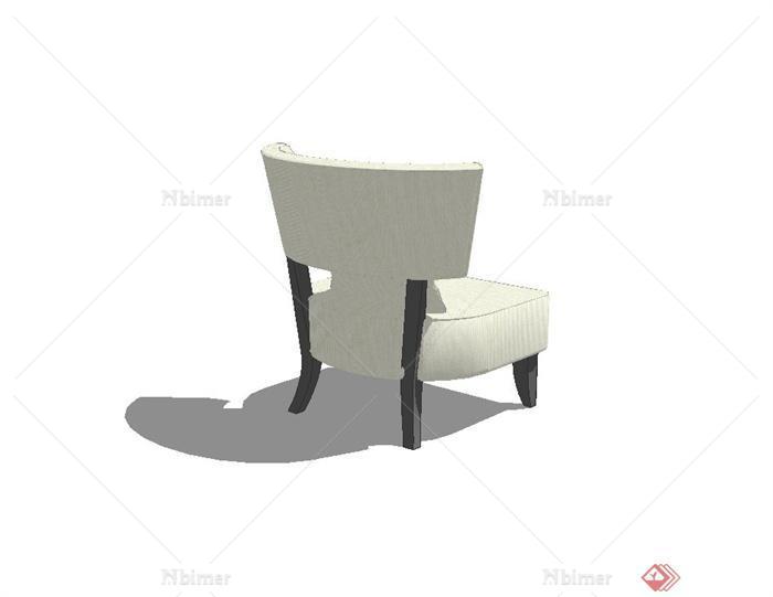 某现代简约风格沙发椅子设计su模型
