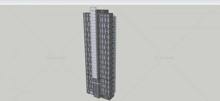 现代风格住宅(64579)su模型下载