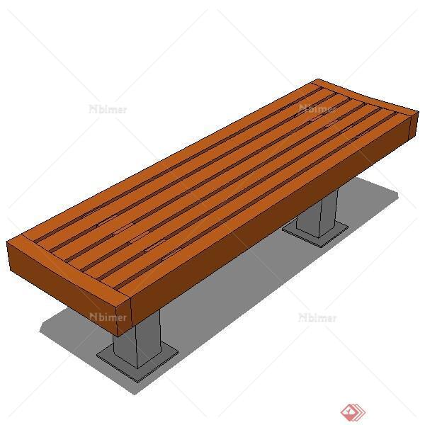 园林景观之现代坐凳长条凳设计方案su模型